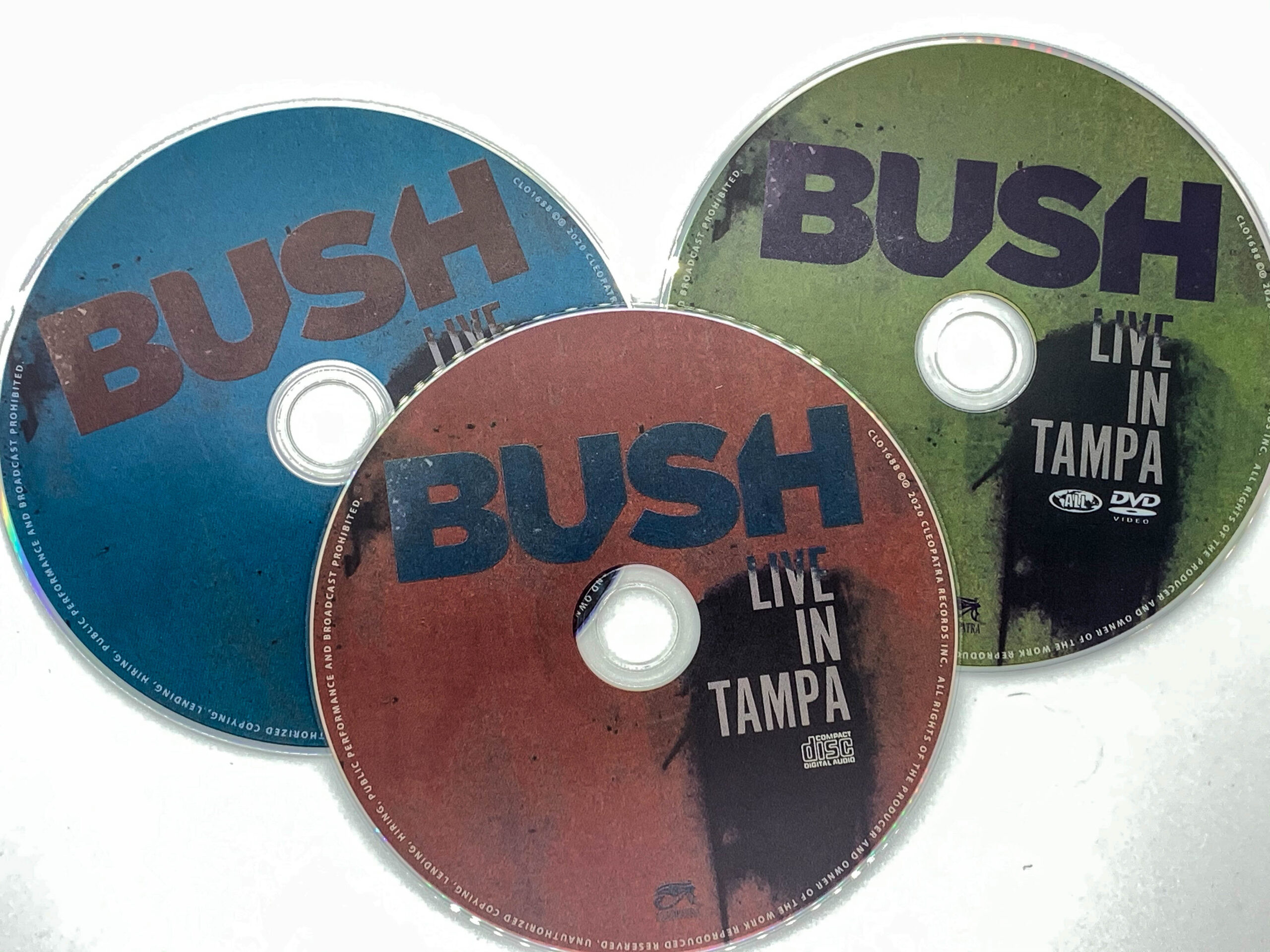 Bush Bluray, DVD and CD live album