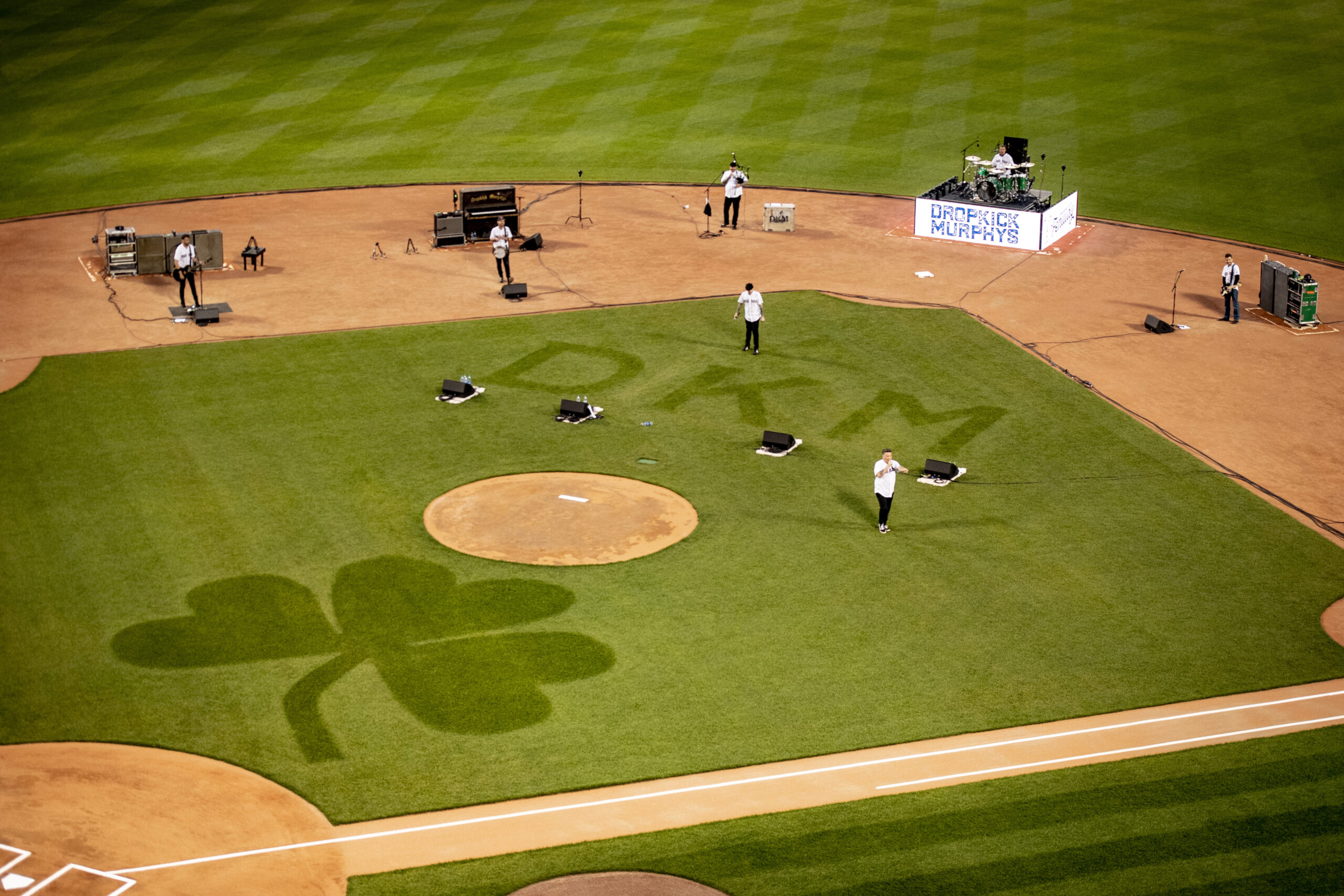 Dropkick Murphys on Fenway Park Field