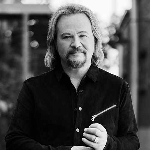 Travis Tritt Black & White Photo