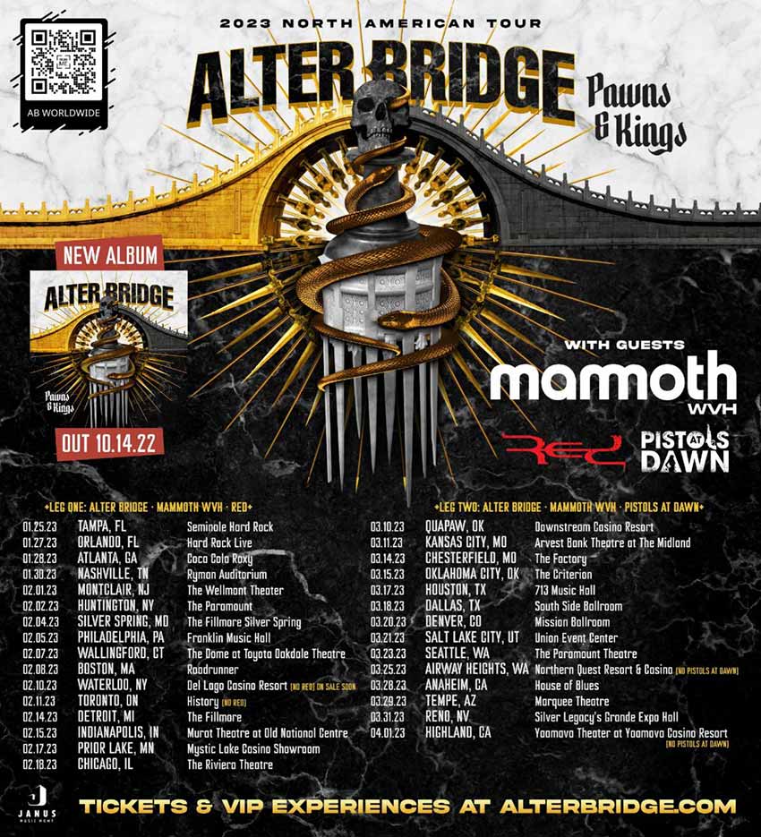 Alter Bridge 2023 Tour
