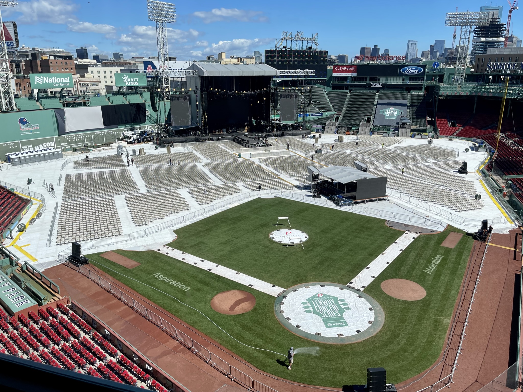 Aerosmith Stage Fenway Park Boston, MA