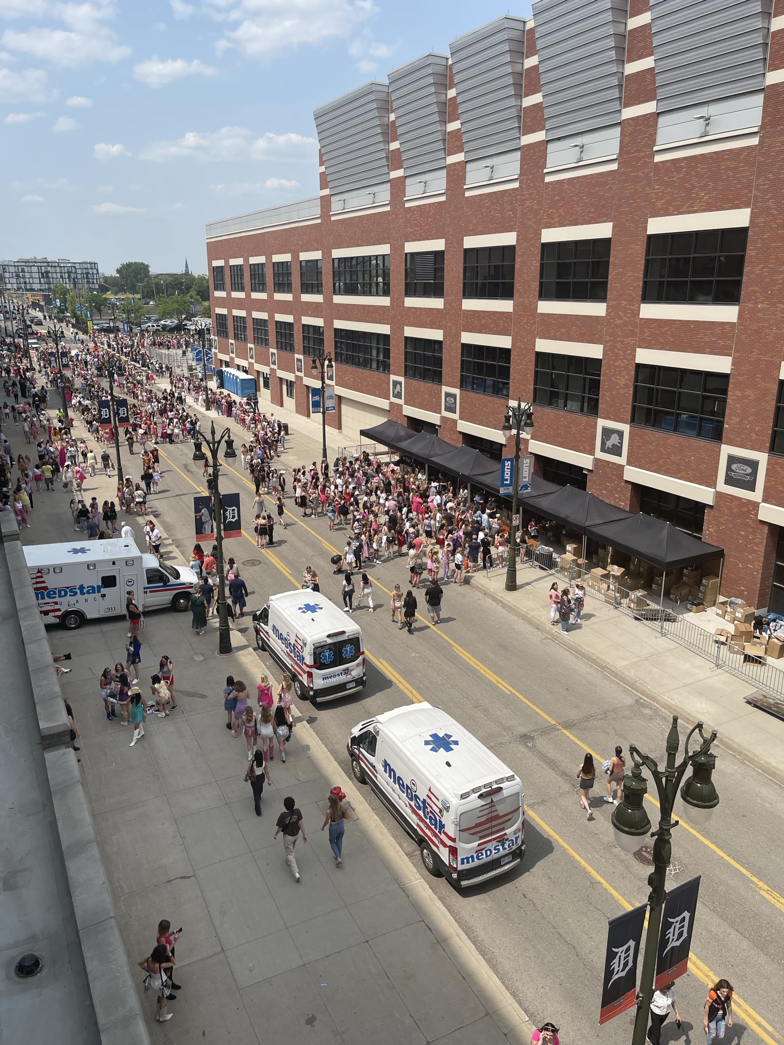 The Eras Tour Detroit Night 2 Merch Line