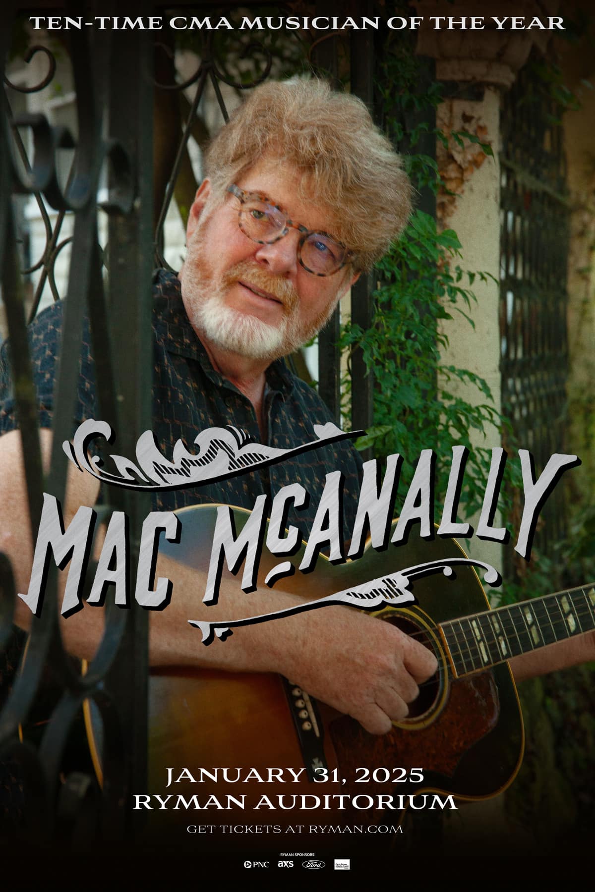 Mac McAnally at the Ryman